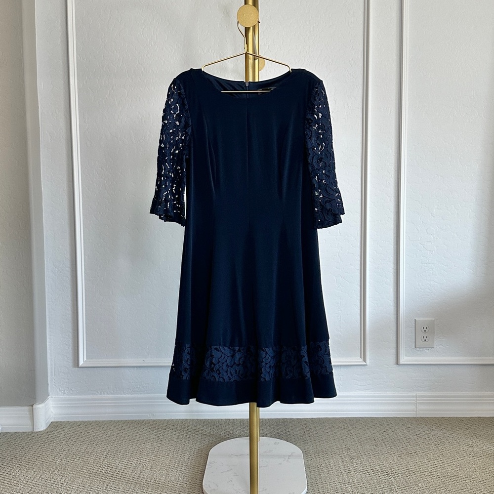 Dark blue dress
